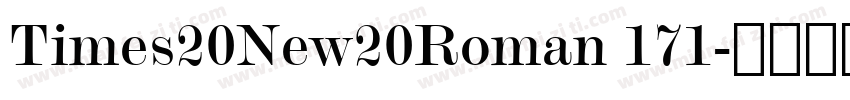 Times20New20Roman 171字体转换